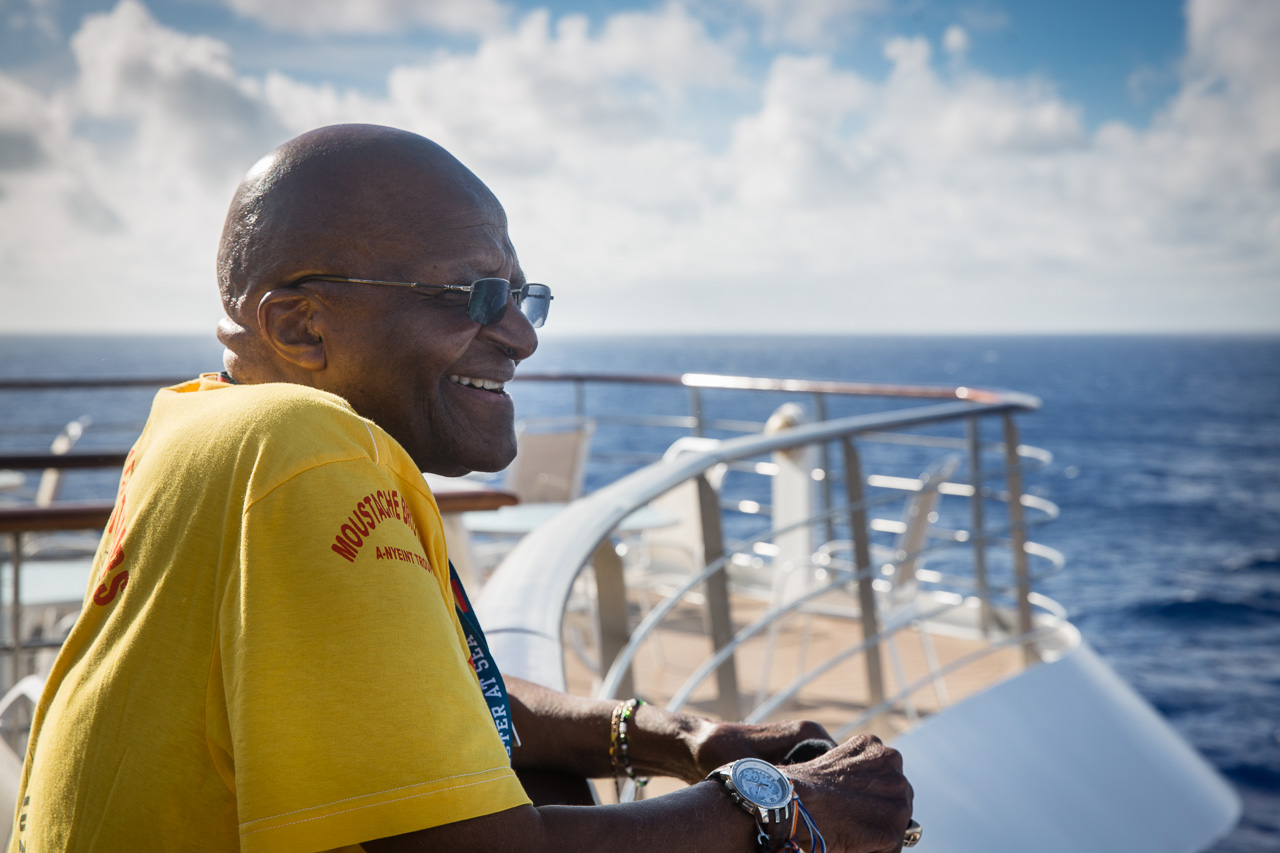  We were honored to share our voyage with the Archbishop Emeritus Desmond Tutu.​ 