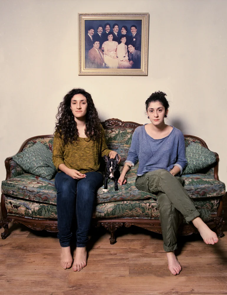 samira + magida herself, with daisy the dog.