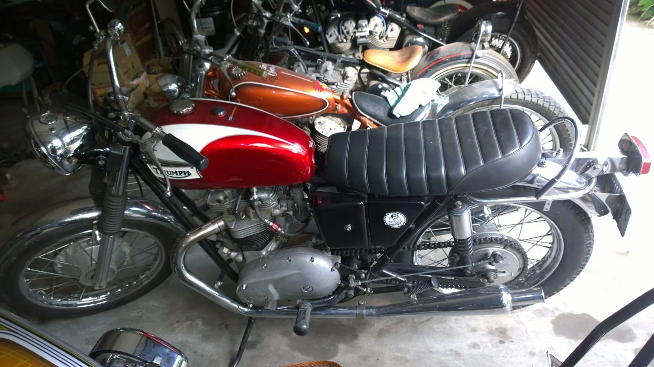 Moonstone Garage had an amazing collection of bikes 