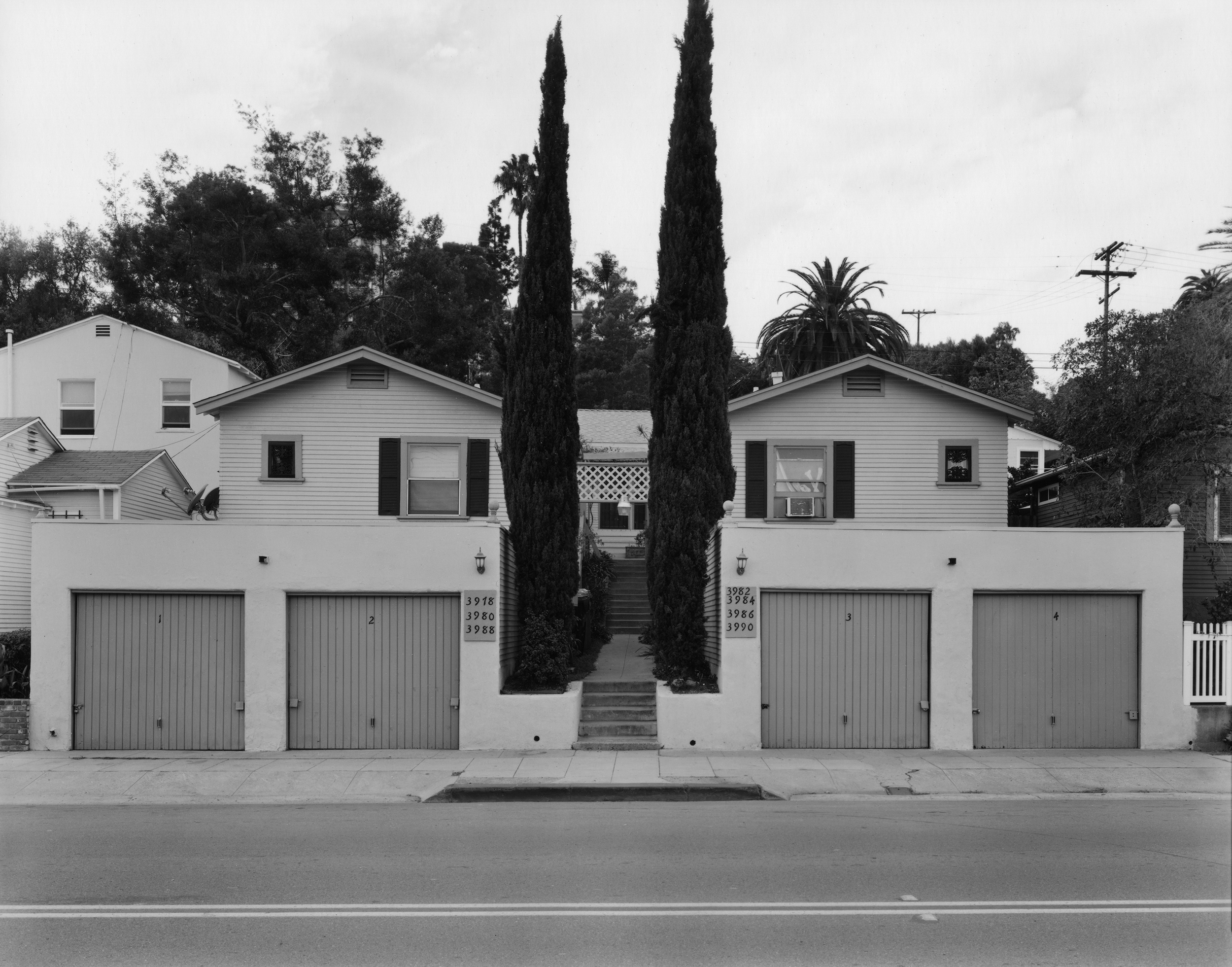 Michael Mulno, Mutil-Unit Residence Florida Street, University Heights, San Diego, CA 2014 gelatin silver contact print 8 x 10 inches