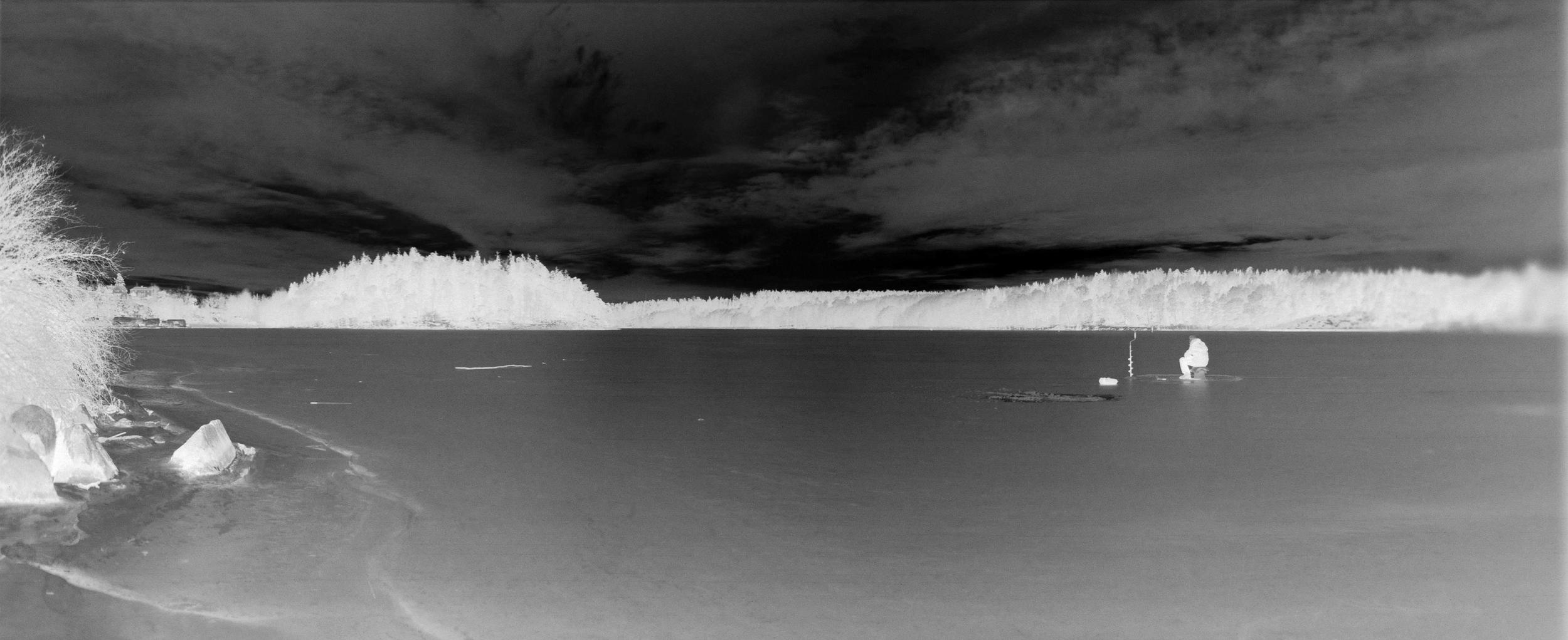 Tobias Hofsäss, Edsviken, 2012 Panoramic Negative, Aluminium Dibond, 120x49cm