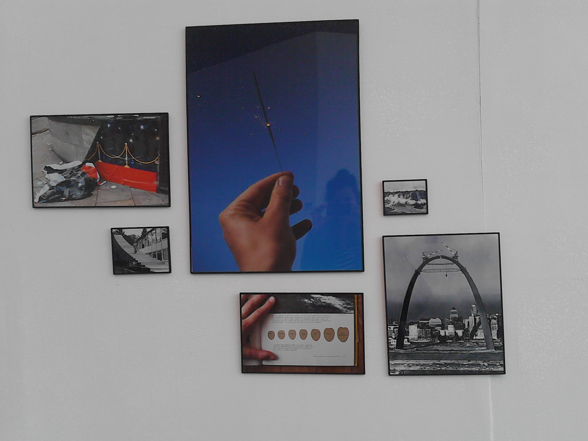 Installation view of 'Image Library', collection of found and artist's photographs (2013 - ongoing) George Eksts. Photo: Sacha Waldron. Image courtesy of the artist the UH Gallery