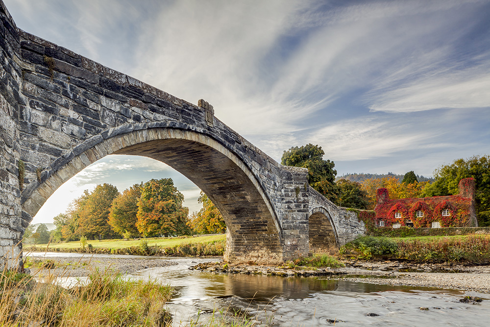 Julian Elliott - Pont Fawr & River Conwy, Llanrwst, North Wales