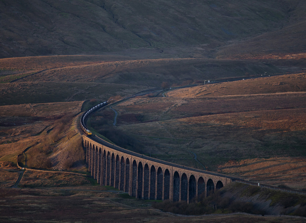 Robert France - Freightliner Coal Train, Ribblehead Viaduct, North Yorkshire, England