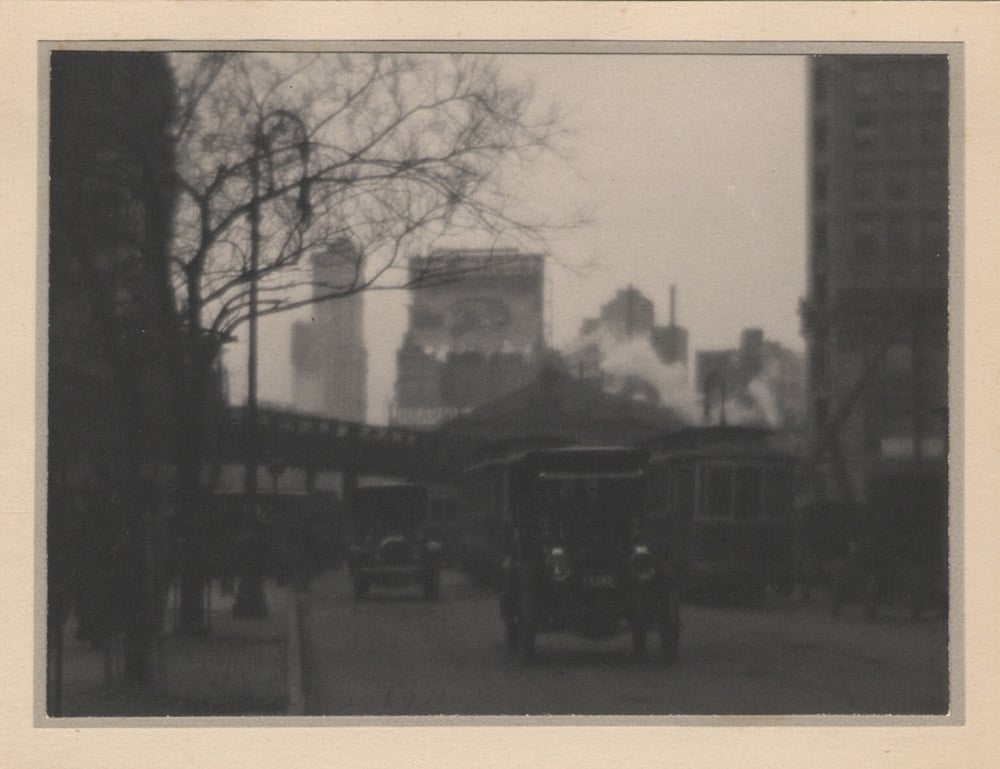 Karl Struss. Herald Square, New York, 1911. Platinum print, ca. 1911. Image courtesy of Lee Gallery, Winchester MA