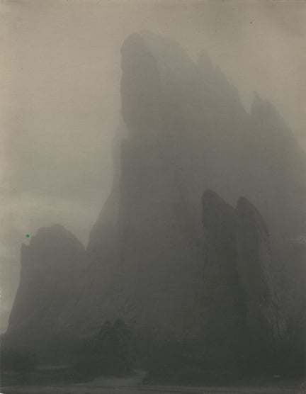 Laura Gilpin. Ghost Rock, Garden of the Gods, Colorado, 1919. Platinum print, printed ca. 1919. Image courtesy of Howard Greenberg Gallery, New York NY