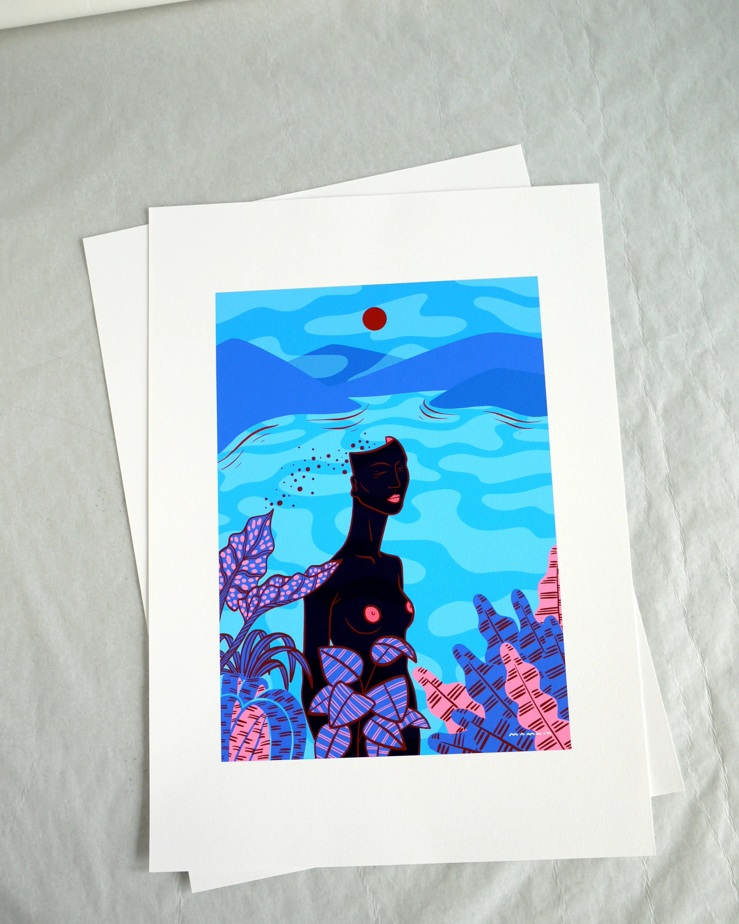 ‘Organic’ printed on Hahnemuhle Photo Rag 308gsm