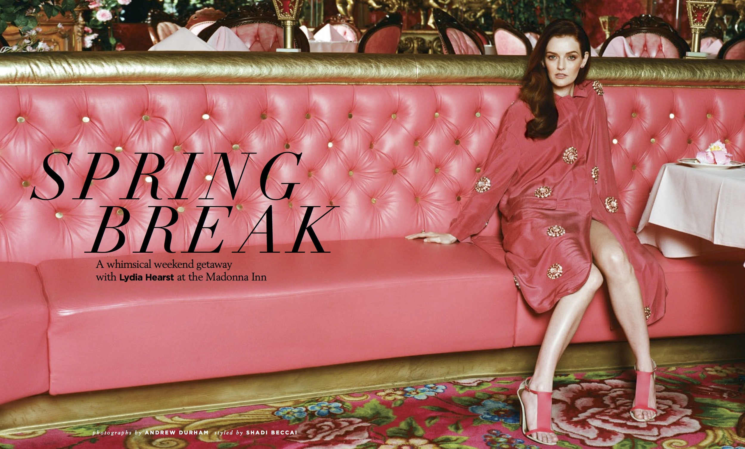 Lydia Hearst x Santa Barbara Magazine by Andrew Durham