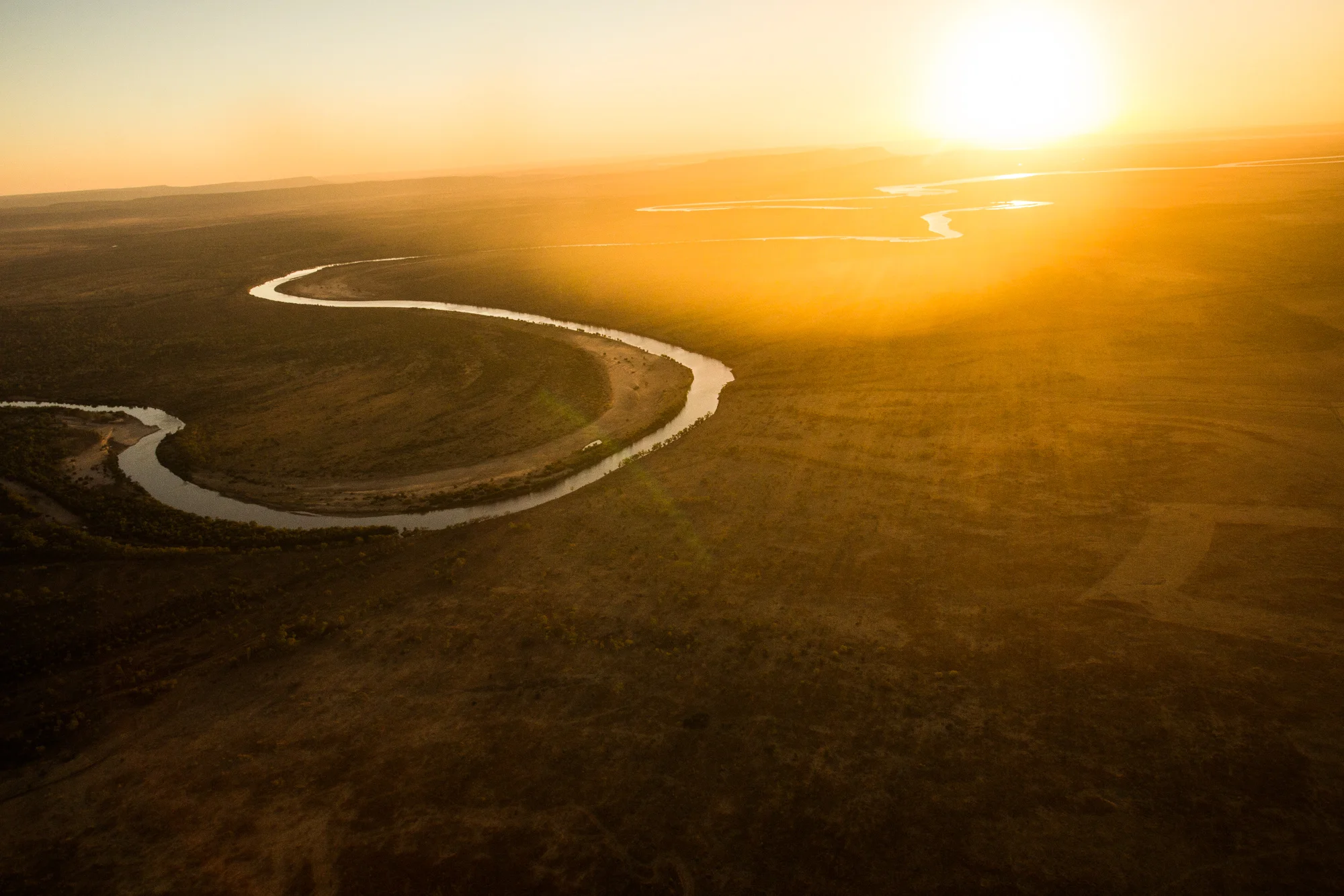 A network of diversion dams and the construction of Lake Argyll, Australia’s largest man-made lake, allow the Ord River to flow year-round. The Ord provides properties like Carlton Hill with enough water to sustain it’s large number of livestock and help sustain the regions agriculture based economy during the dry months.