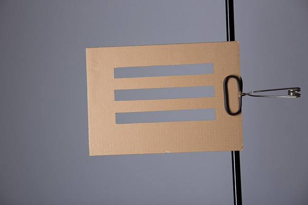 Cardboard gobo 9"x12"
