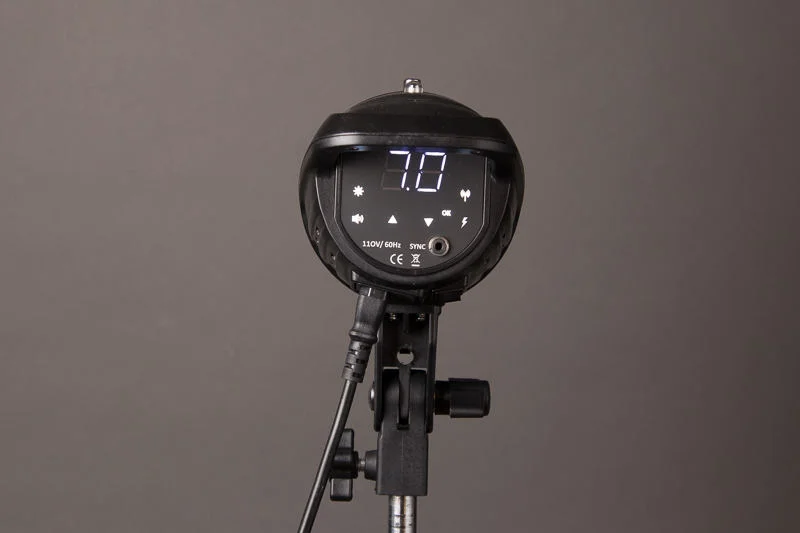 Control panel on the back of the Studio Essentials Value Flash