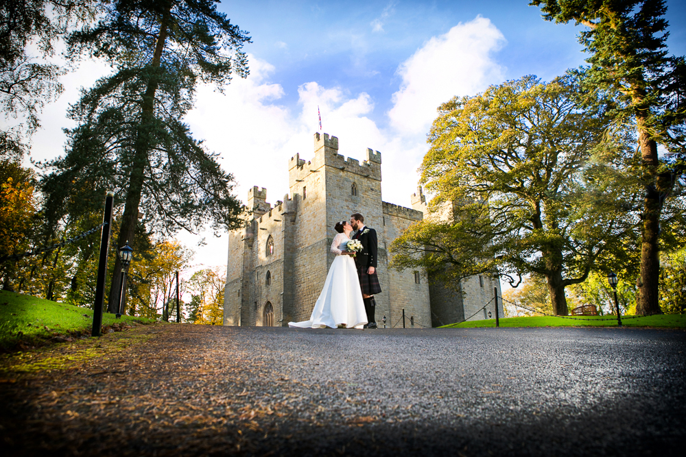 Langley Castle wedding photographer