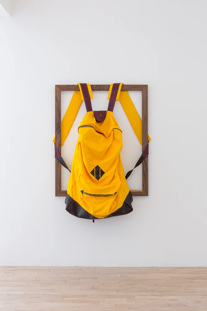 8. James Viscardi Rucksack, 2014 Cotton, Pleather 157cm x 101cm.jpg