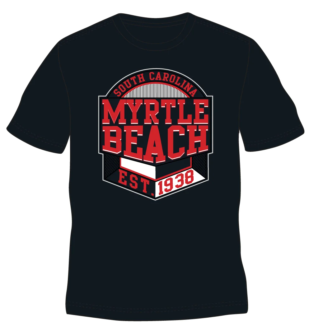 Three Color digital design 2013 I work as a graphic designer for a resort t-shirt company. This design is one I created as a sample for clients.