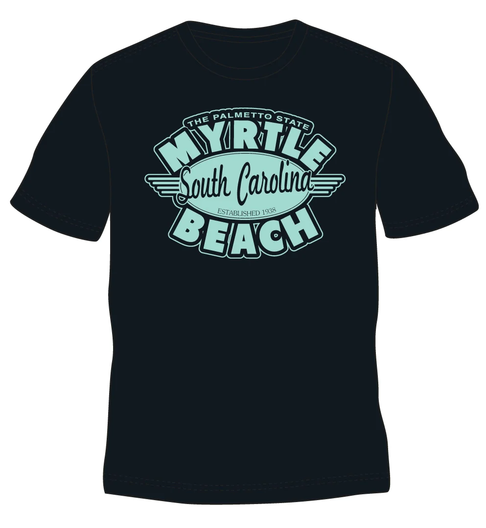 One Color digital design 2012 I work as a graphic designer for a resort t-shirt company. This design is one I created as a sample for clients. Created using Illustrator.