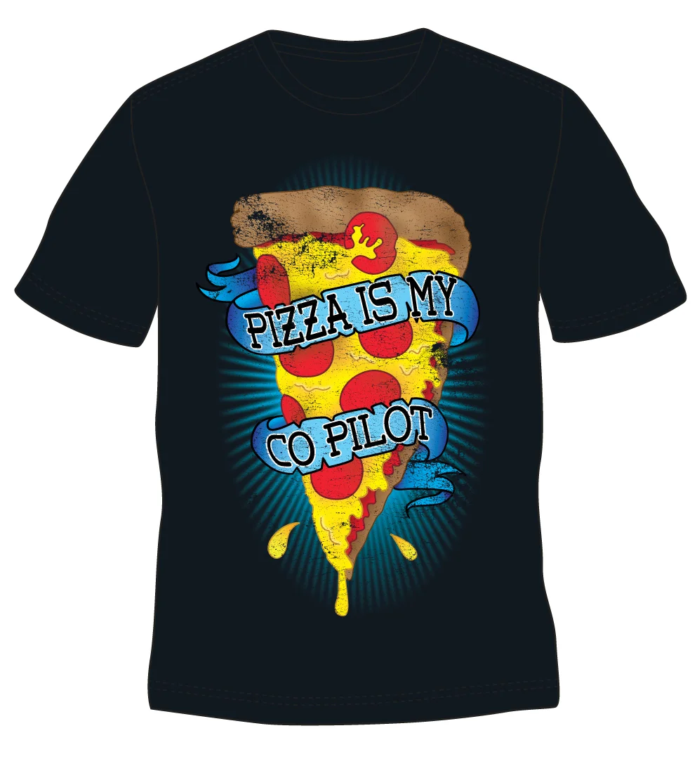 Pizza Is My Co-Pilot T-Shirt