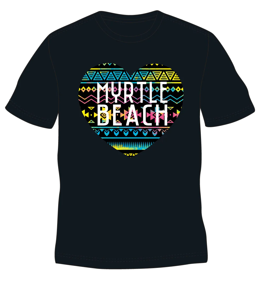 Four Color digital design 2013 In the past, I worked as a graphic artist for a resort t-shirt company. This design is one I created as a sample for clients. Created using Illustrator.