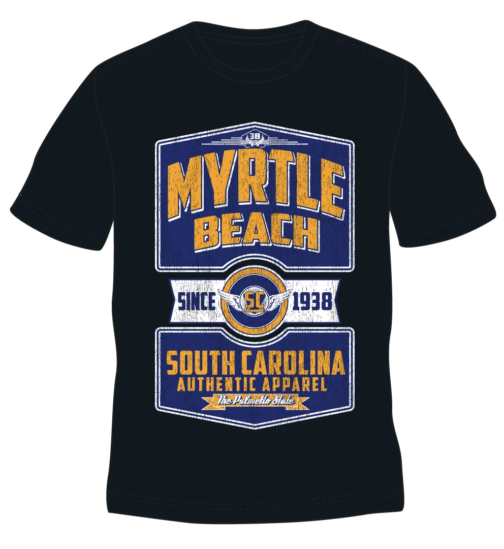 Three Color digital design 2013 In the past, I worked as a graphic artist for a resort t-shirt company. This design is one I created as a sample for clients. Created using Illustrator.