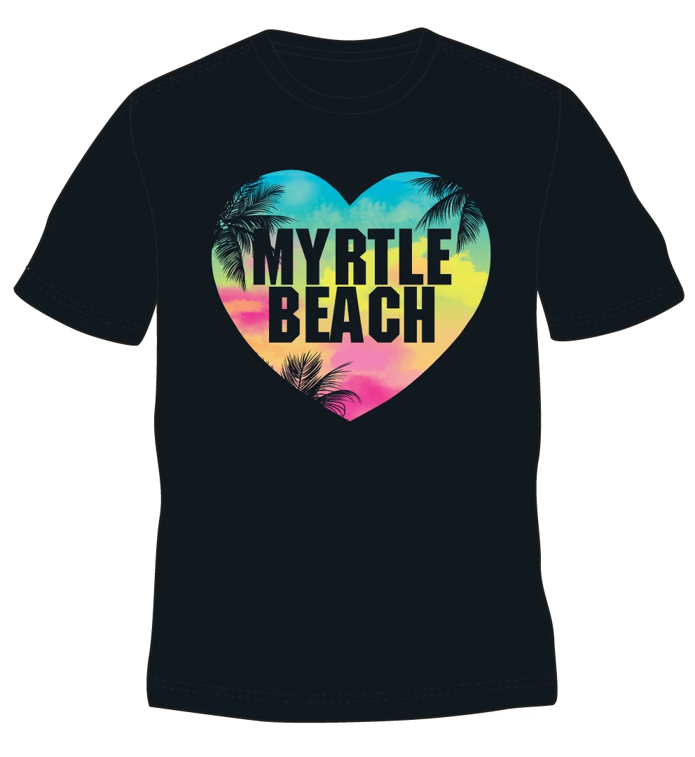 Four Color digital design 2013 In the past, I worked as a graphic artist for a resort t-shirt company. This design is one I created as a sample for clients. Created using Illustrator.