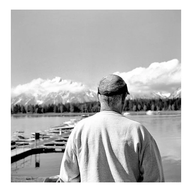 2.26.29 Dad looking at the Tetons 💛