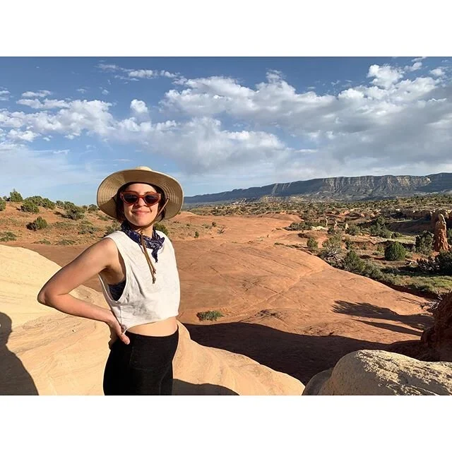 It looks like I&rsquo;ve indulged in too many donuts buttttt it&rsquo;s actually because Brandon and I are expecting a bb girl this October 💘 Times are weird and wild! #17weekspregnant