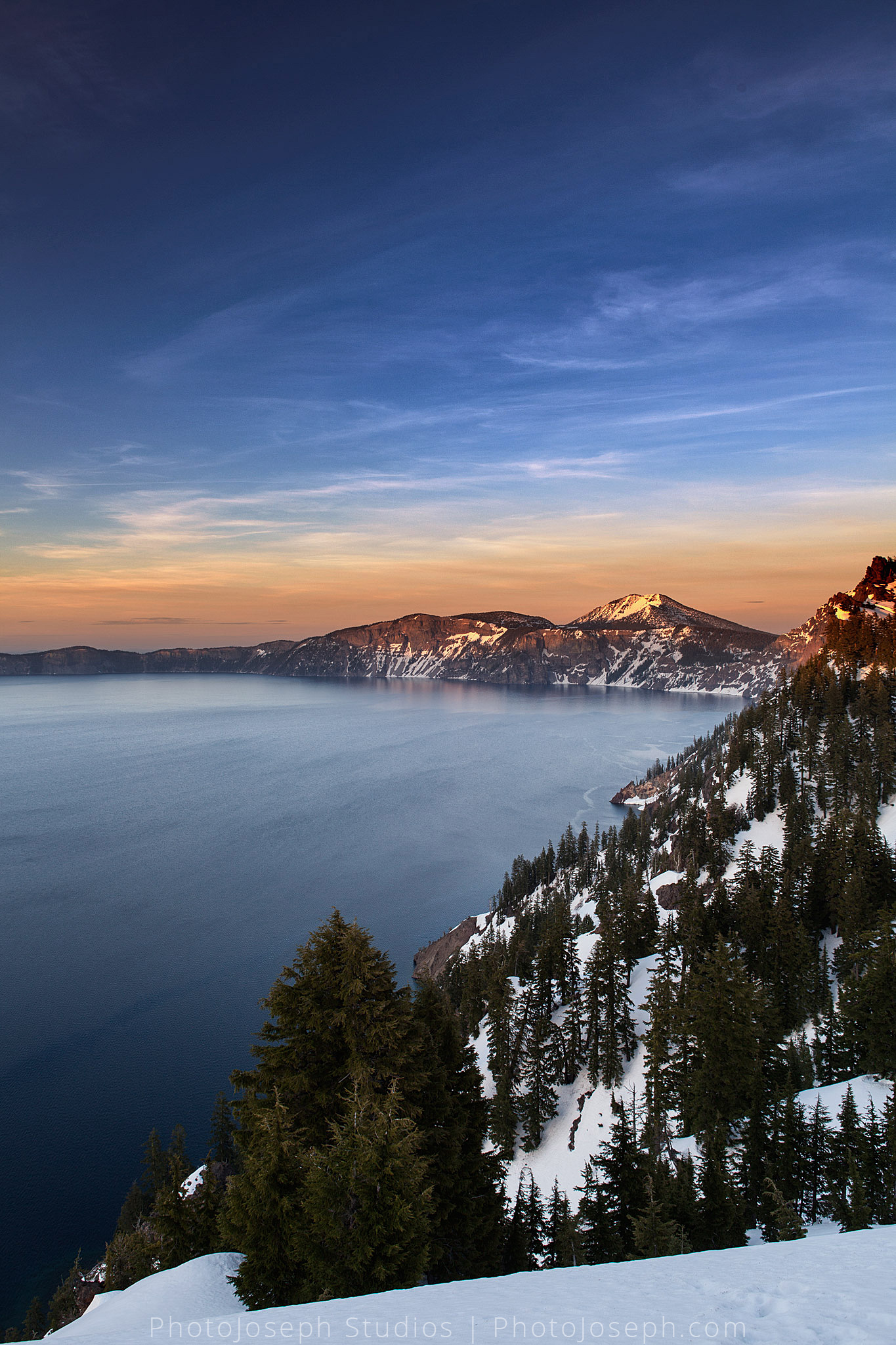 Snow at Crater Lake