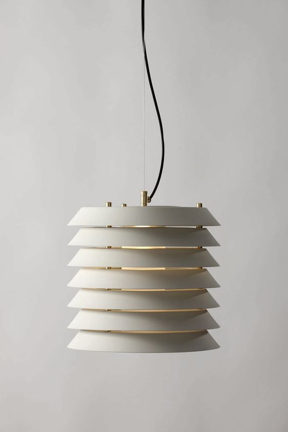 Maija by Santacole Spain Ilmari Tapiovaara. 1955 The warm, filtered light housed within the Maija series now with LED technology, in the new hanging lamp version based on the original 1955 design and re-edited in two sizes: Maija S and Maija L