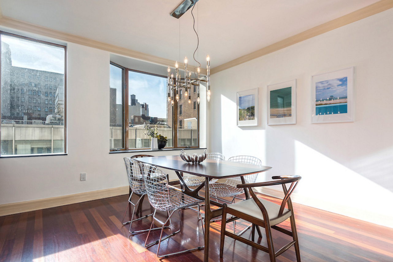 Staged unit on East 18th Street for Halstead Realty