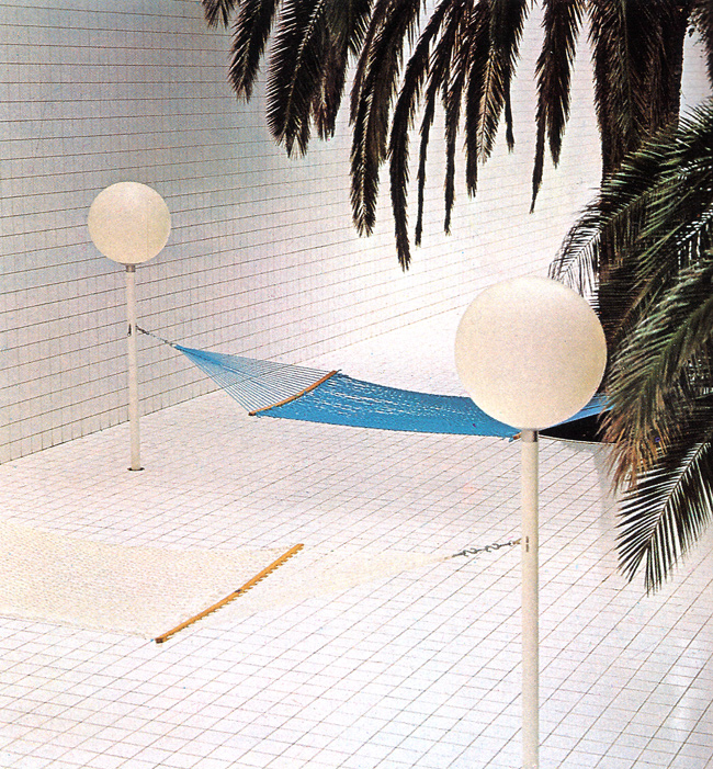 Swimming Pool in France by Architect Alain Capeilleres 1986