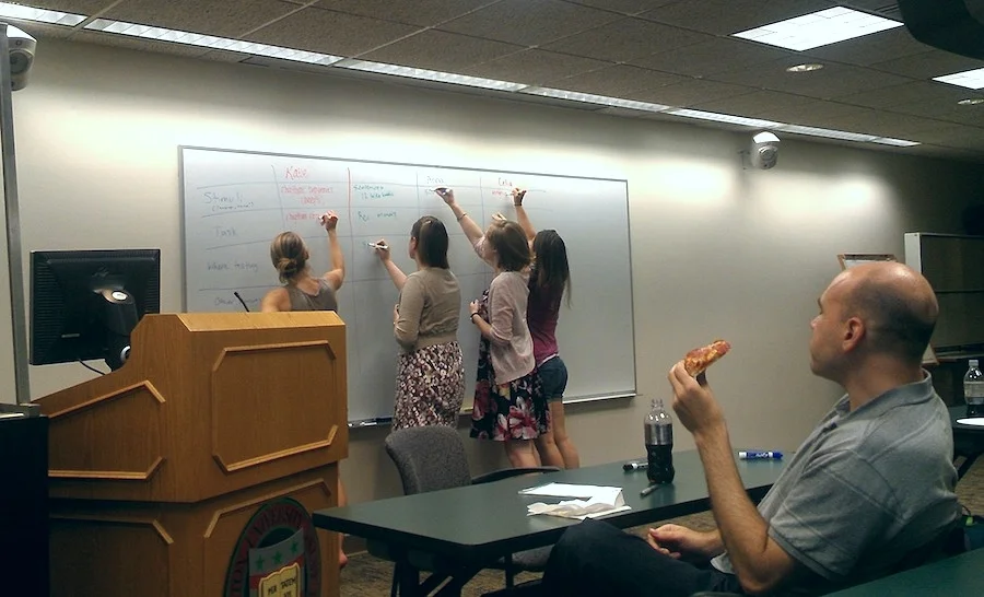 Hard at Work.