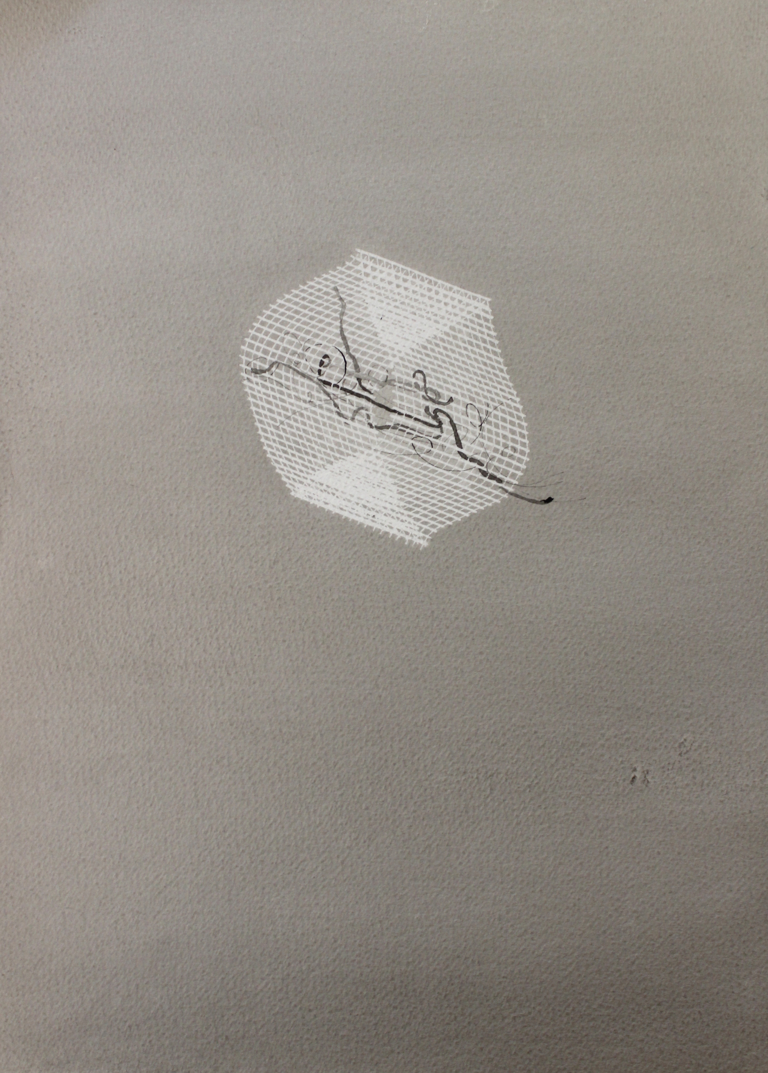  Ink and graphite on paper, 10" x 14", 2015 