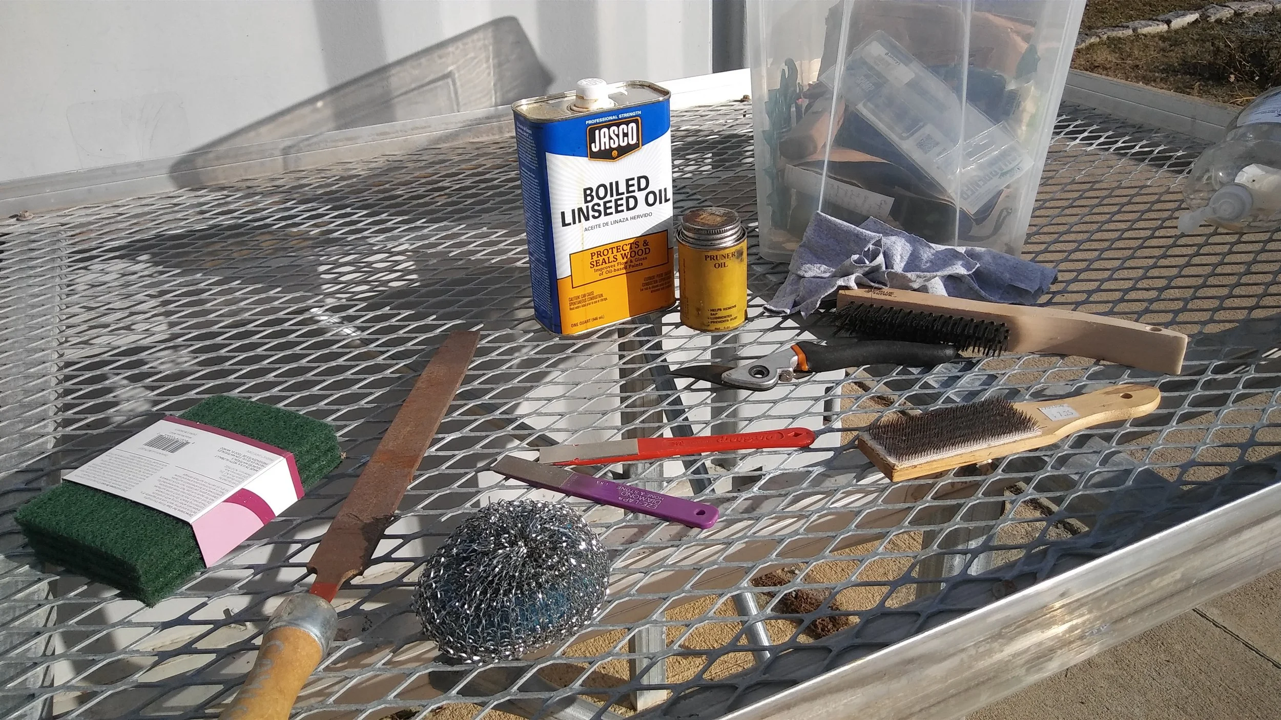 Tools to clean and sharpen your tools-Learn how to use them at Tools and Tests.