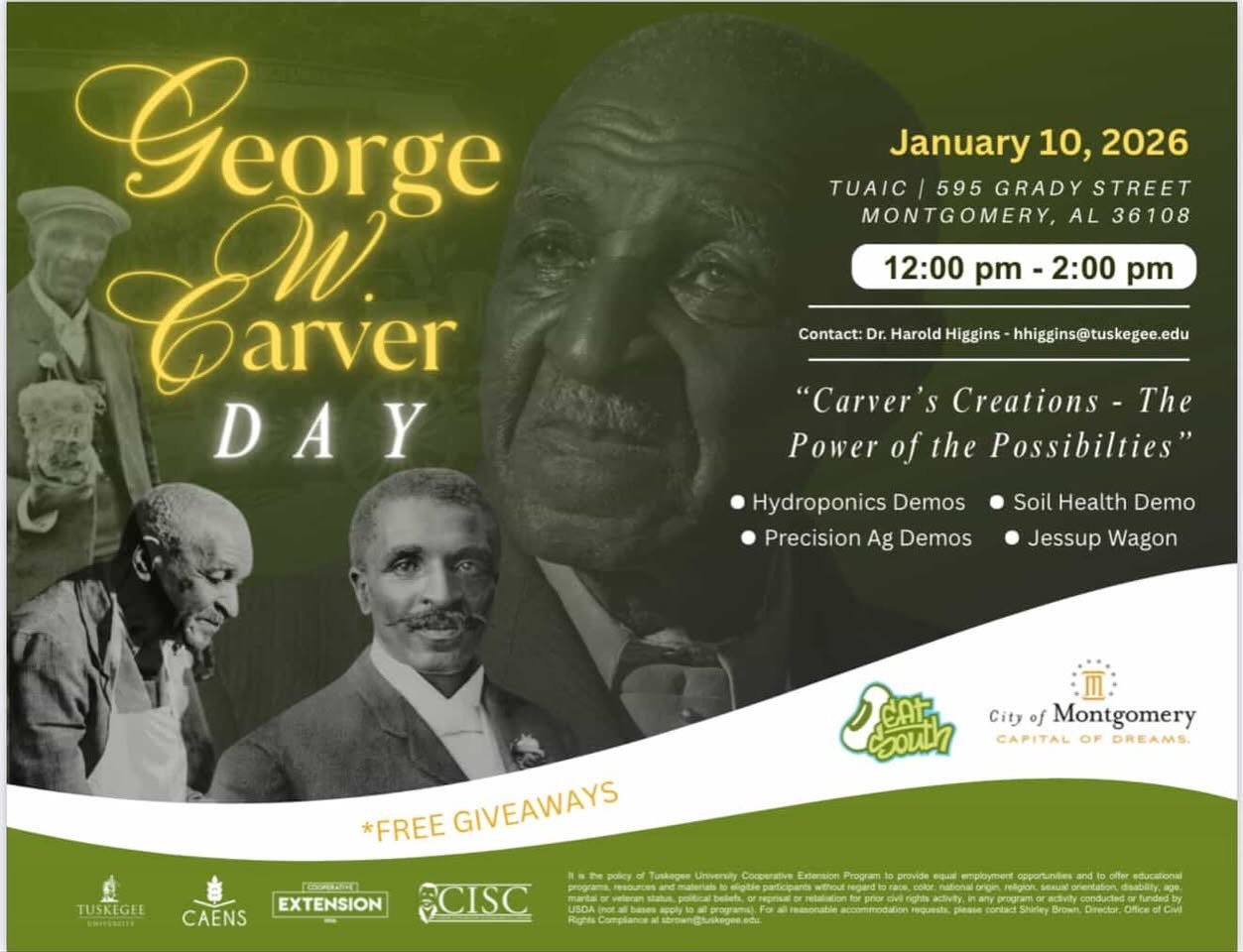 George Washington Carver Day - Rescheduled