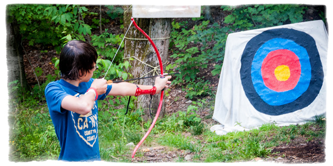 Archery is one of the most popular activities at Camp Scully.