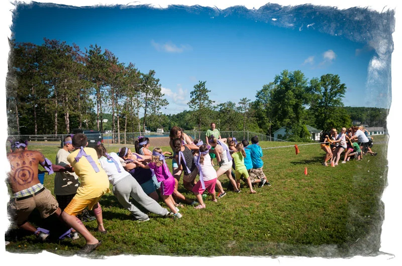 Friendly, organized and structured competition plays a role at Camp Scully based on our values.