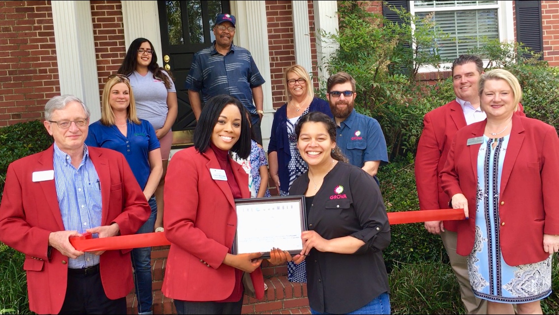  Ribbon cutting performed by the Tallahassee Chamber of Commerce. 