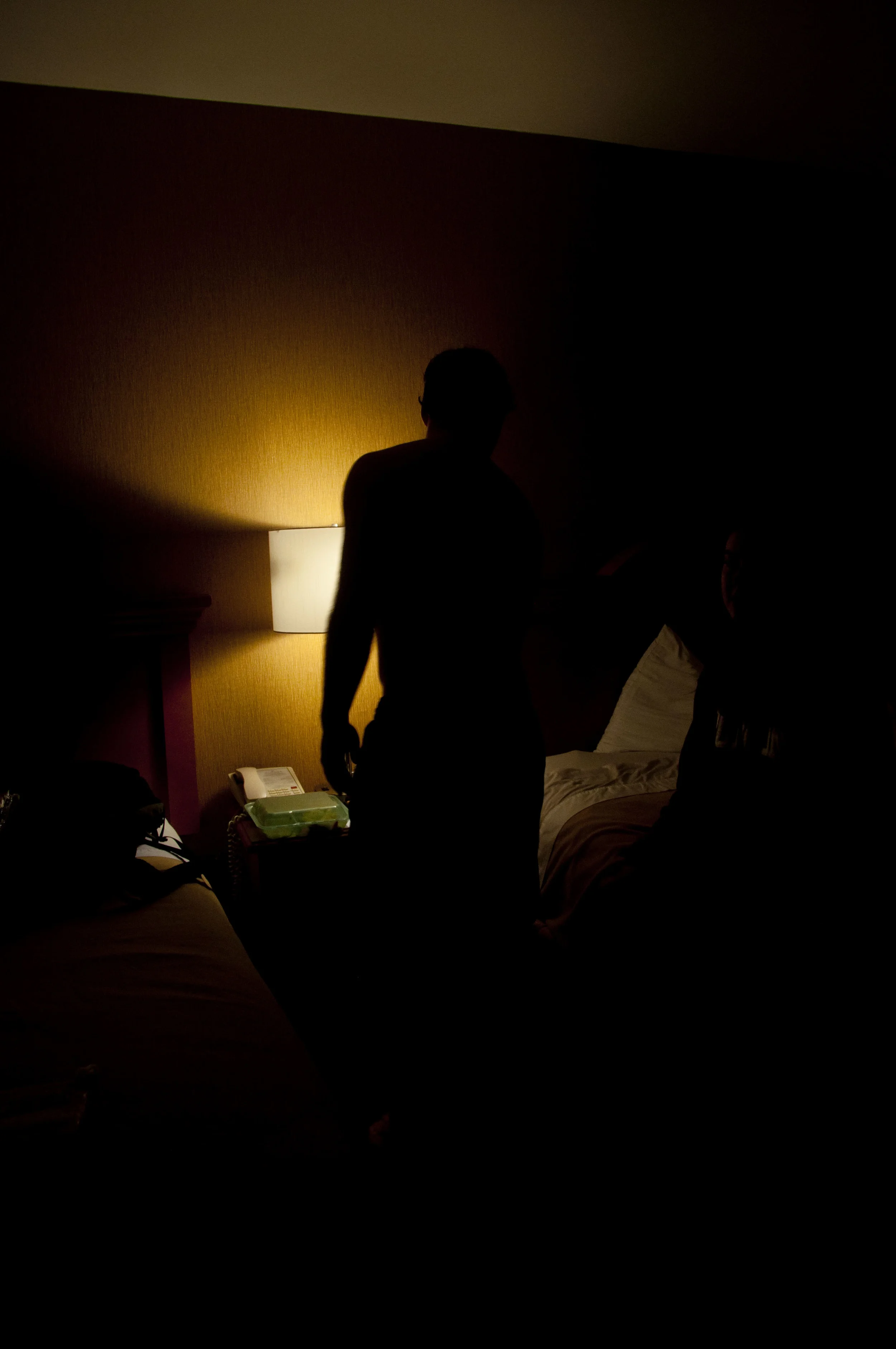 daveykins getting ready for one last sleep. at 8:30pm. pshh.