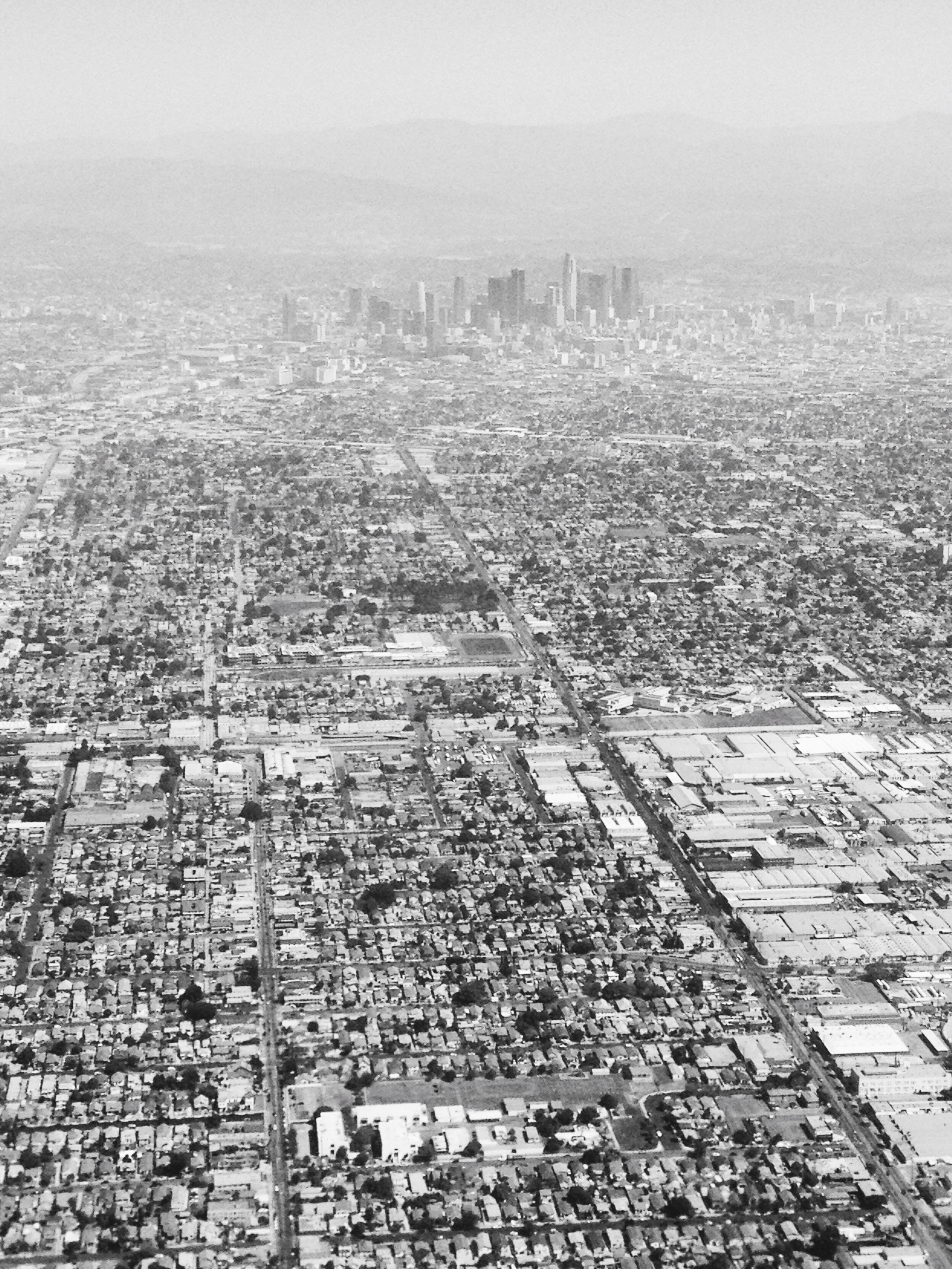  Los Angeles from above. The end of my Indian summer.&nbsp; 