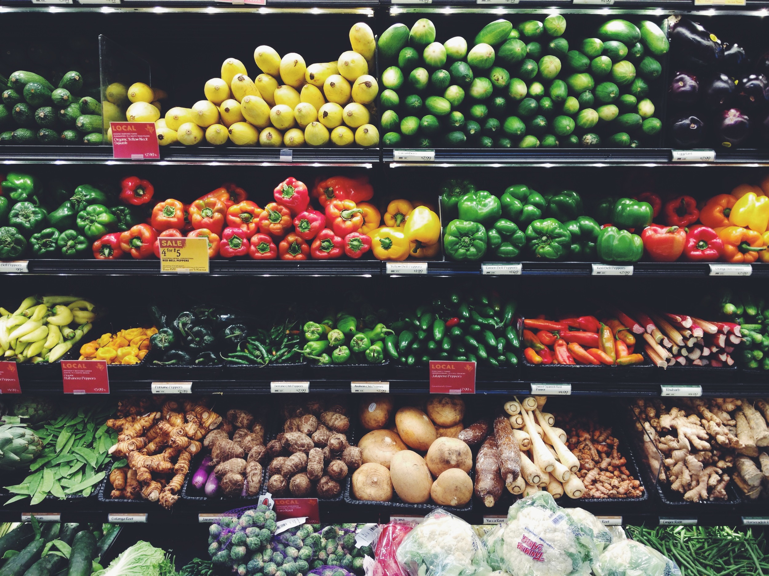  Organic produce aisle, I missed you so! Back in 'Muhrica.&nbsp; 