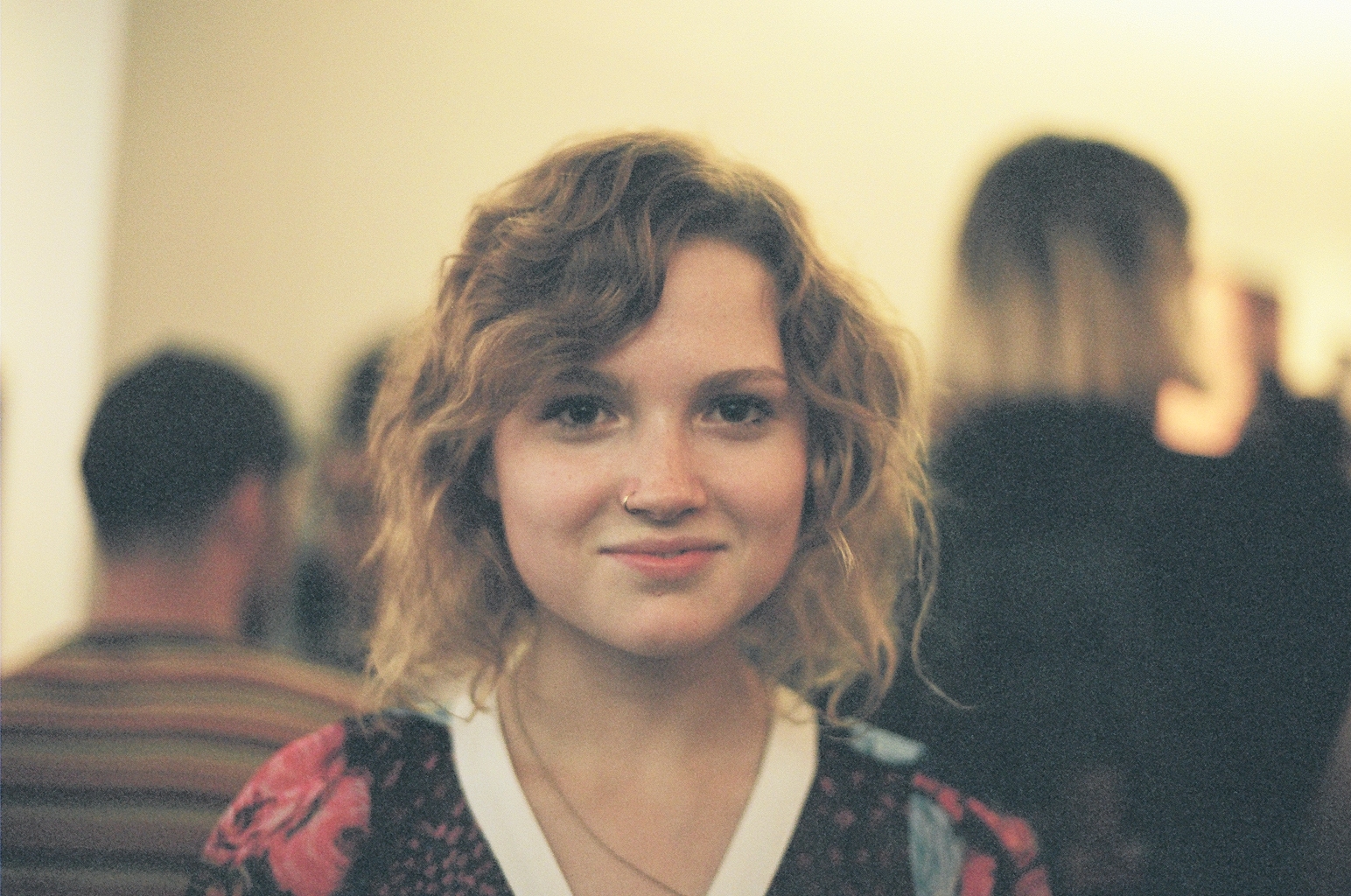 Manhattan, NY // The beautiful Olivia Bee at her exhibition at the Agnes B Galerie in SoHo. 