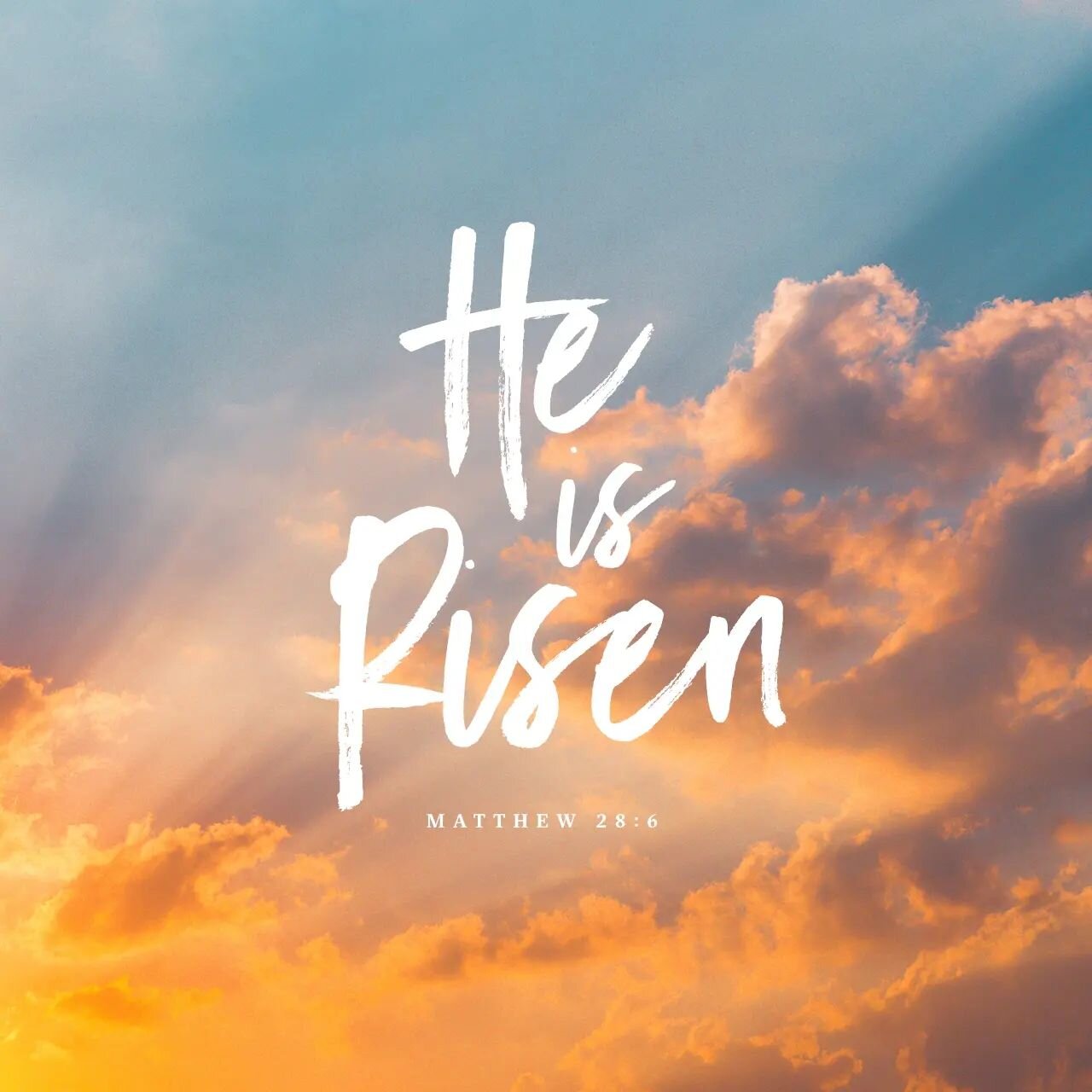 He has risen indeed!!