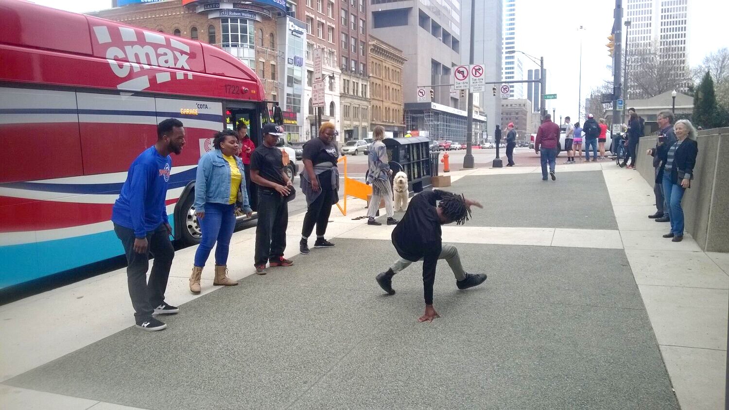  Wednesday, April 25, ​Mobilize - Health and Transportation: Dancing with TRANSIT ARTS including: Rese, Spain, Skater Drew, Katerina, and Spector 