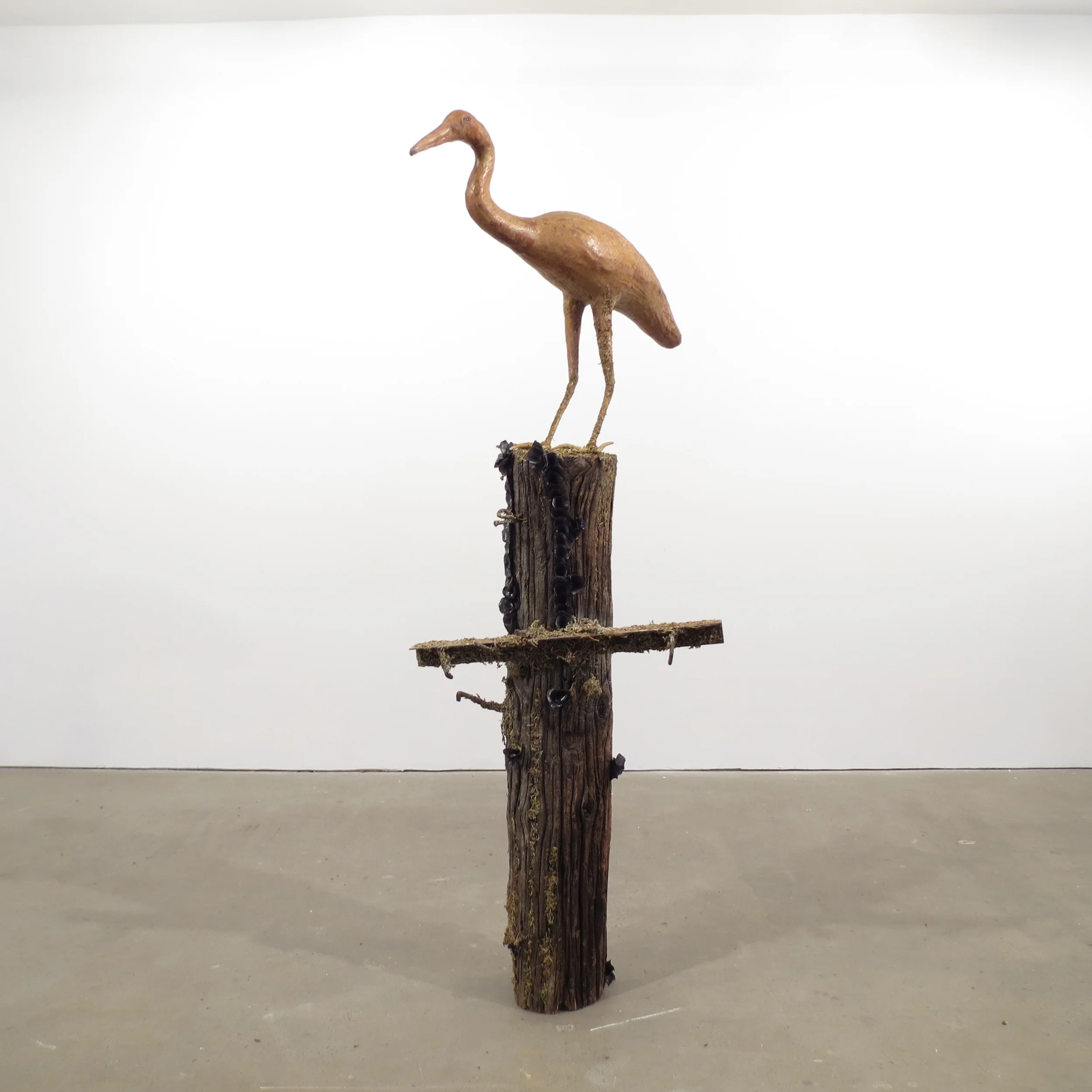   Heron Island, 1897   2012 / mixed media / 72 x 30 x 30 inches  Exhibited at Galerie Lilian Rodriguez, Montreal, QC, CAN 