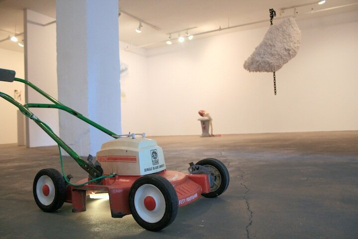 Audience reaction to the Spacemower included “whats a lawnmower doing in here?”, or all together ignoring it. Making a sculpture that can vanish is a success in my eyes. This sculpture also literally no longer exists. for DEMO, please find the link