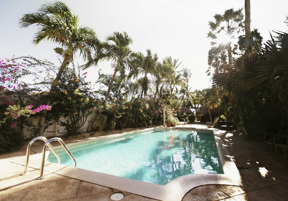 All you need to relax is actually just here. Enjoying a barbecue while drinking cocktails after a swim in their tropical garden…after a day of running back and forth on beaches I can tell you…it was divine!