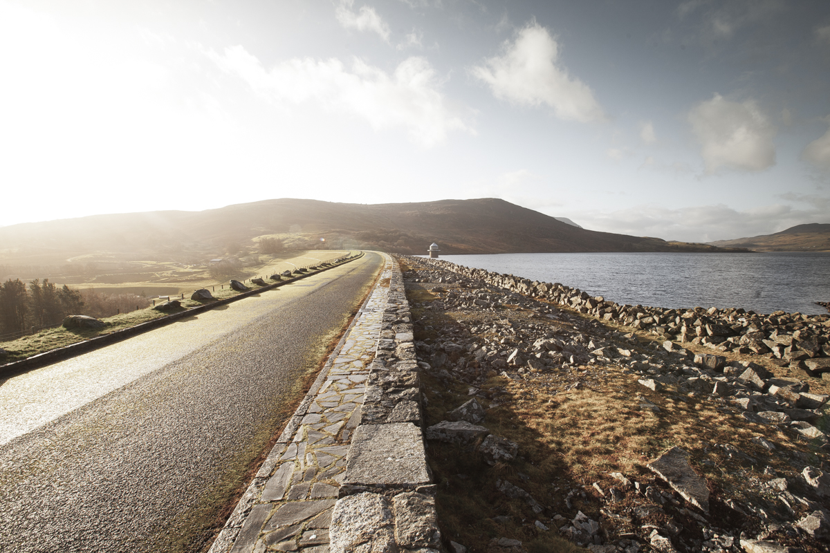 The Afon Tryweryn Dam.
