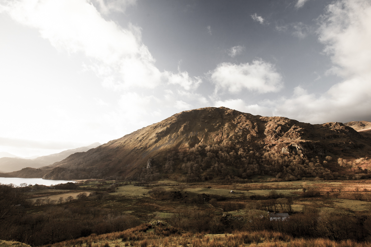 Towards the Snowdonia range.