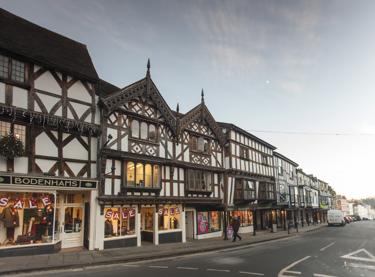 Historical Ludlow, Shropshire. A picture perfect market town.