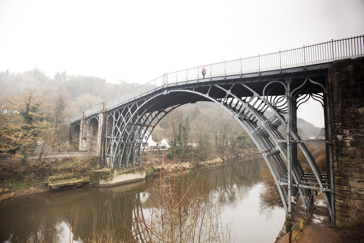 The Ironbridge circa 1779 and the wonderful River Severn below.