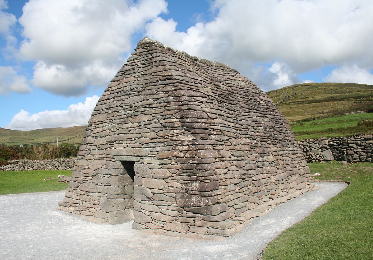 The pods were originally designed by UK engineer Ian Bone who was inspired by early Christian structures such as the Gallarus Oratory beyond Dingle, Co Kerry many years ago.